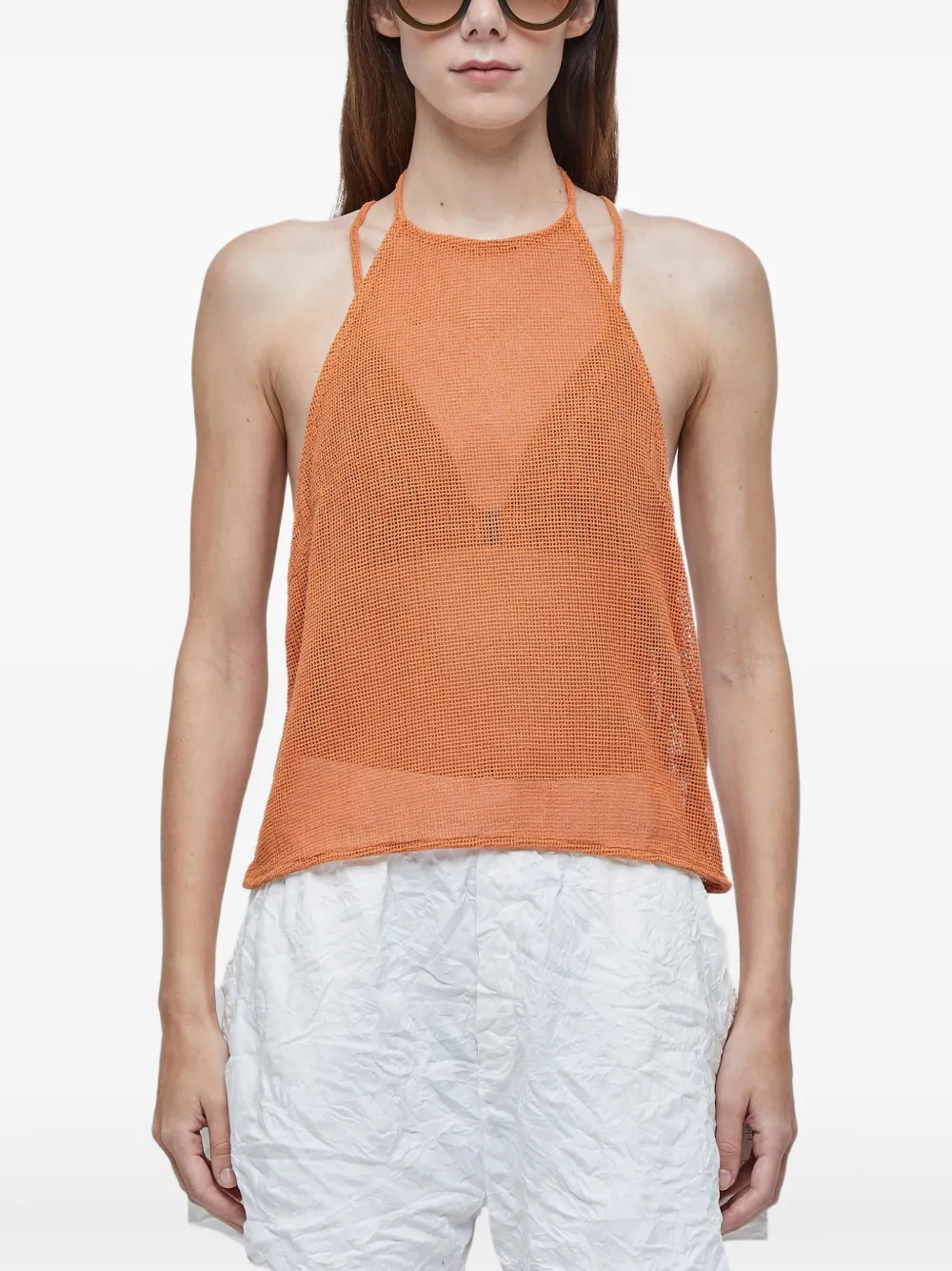 Osklen Katoenen tanktop Oranje