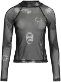 Osklen mesh top - Black