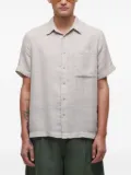 Osklen grid-pattern shirt - Neutrals