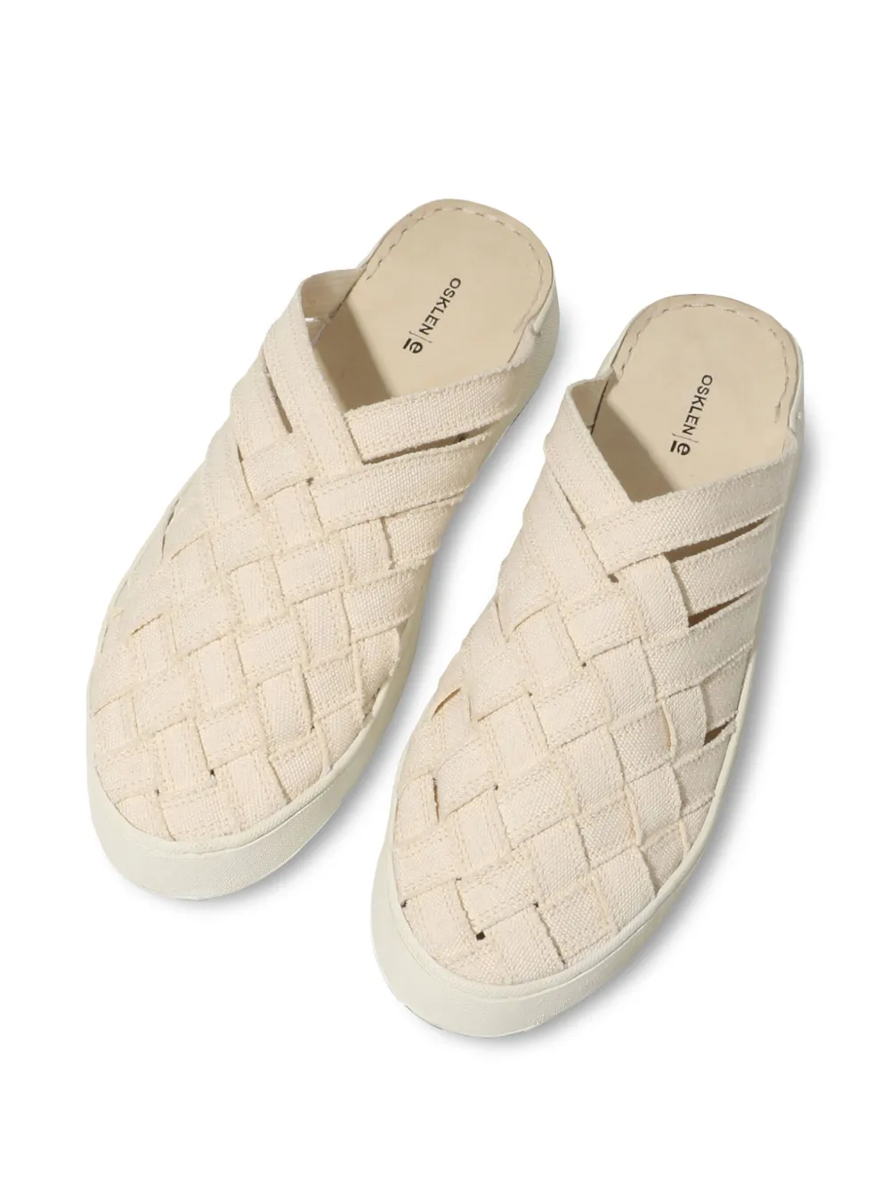 Osklen Soho Tresse mules White