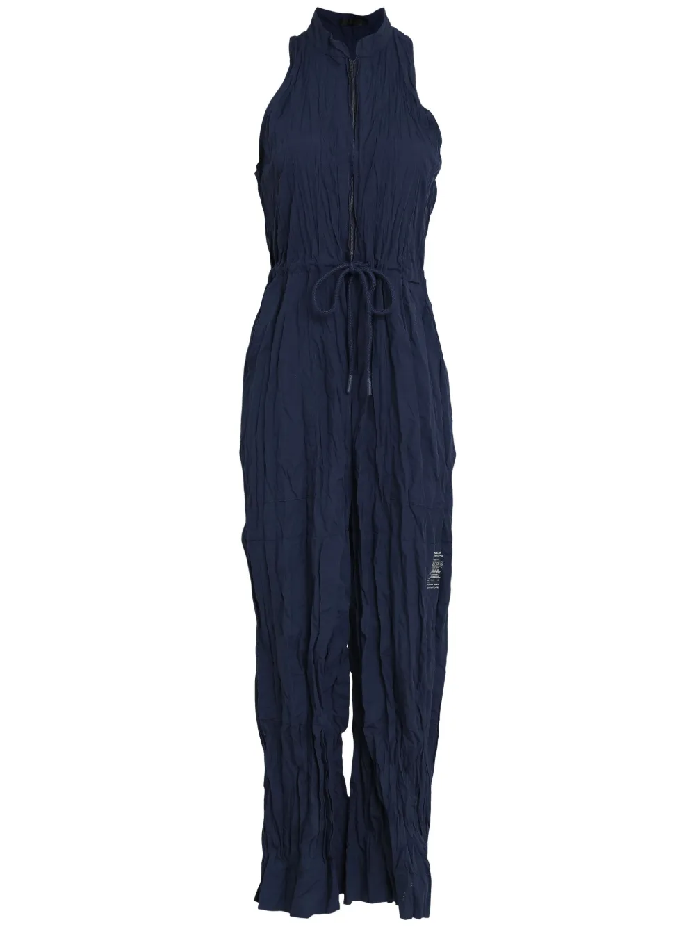 Osklen Tricoline gekreukt jumpsuit Blauw
