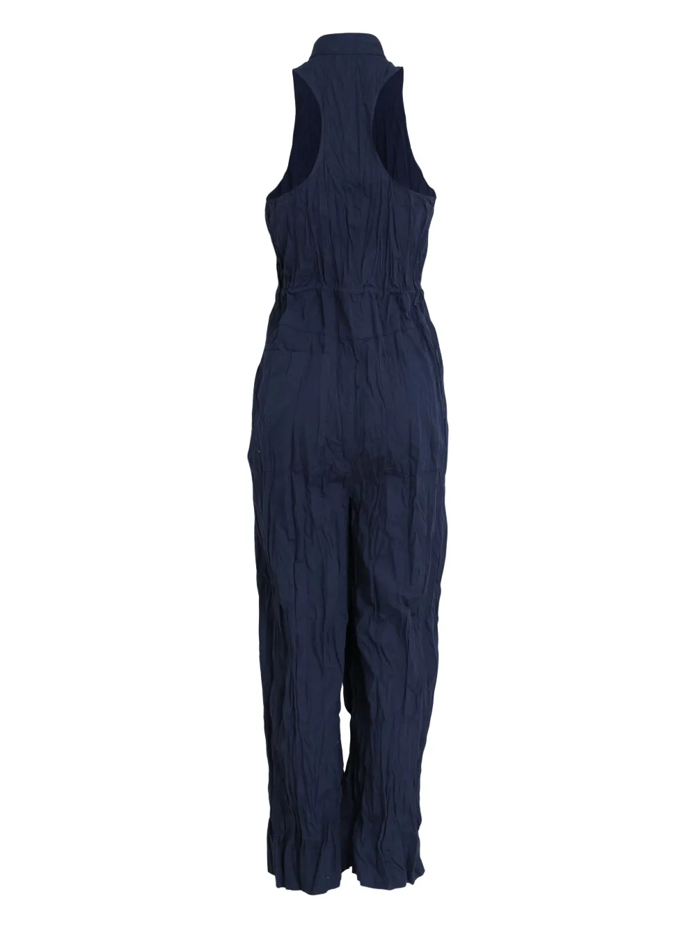 Osklen Tricoline gekreukt jumpsuit Blauw
