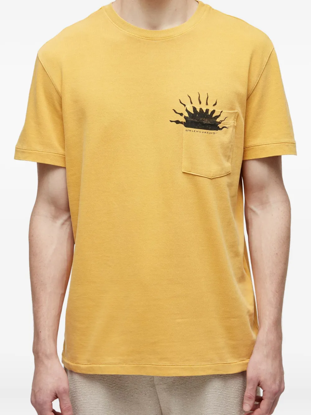 Osklen Pocket Sun T-shirt - Geel