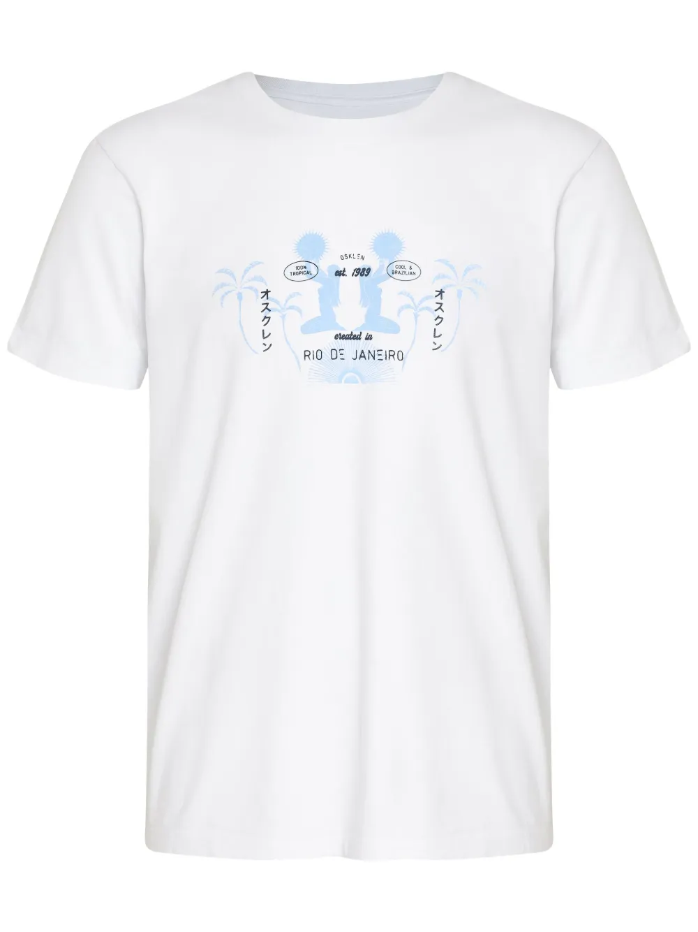 Osklen Stone Tropical T-shirt Wit
