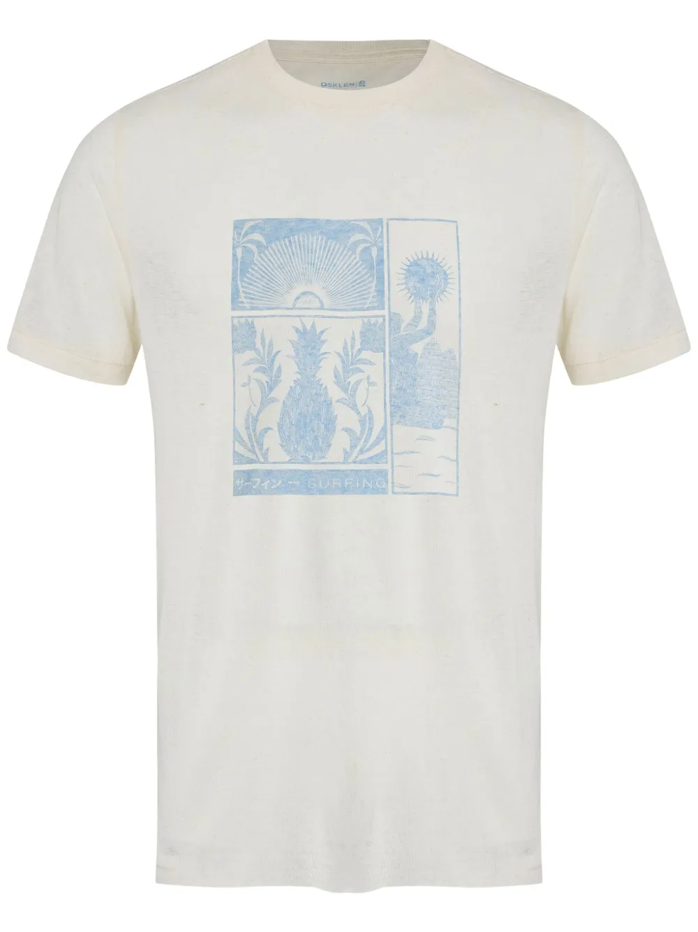 Osklen Camiseta com estampa de carimbo | Neutro | Image 1