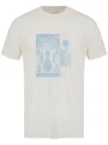 Osklen stamp-print T-shirt - Neutrals