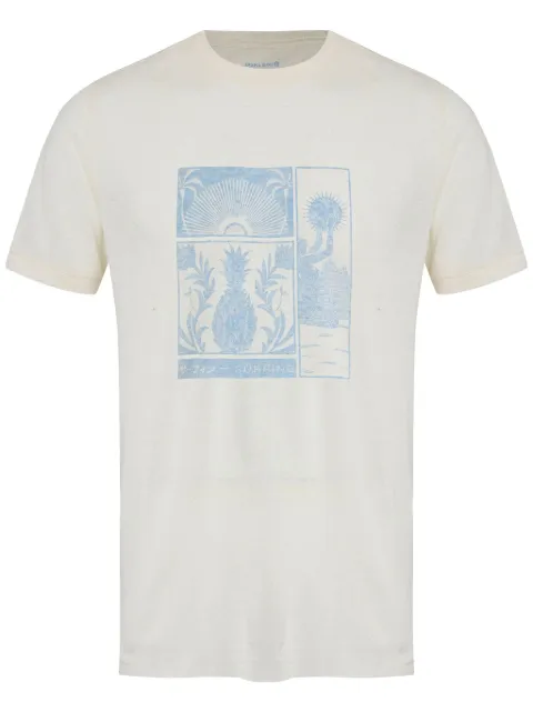 Osklen Camiseta com estampa de carimbo