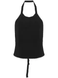 Osklen open-back top - Black