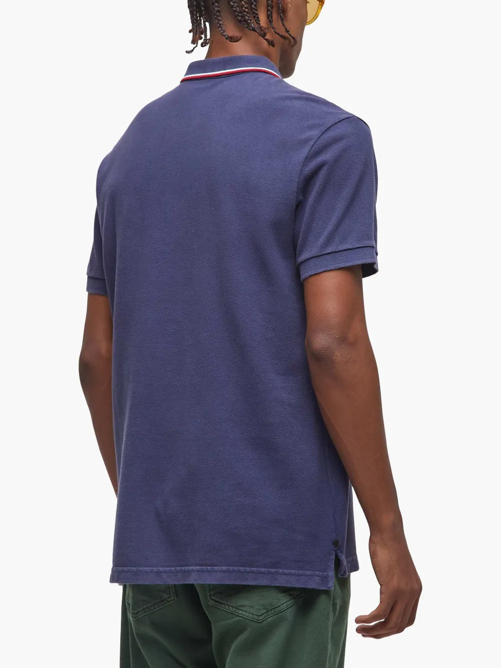 Osklen Tridente poloshirt Blauw