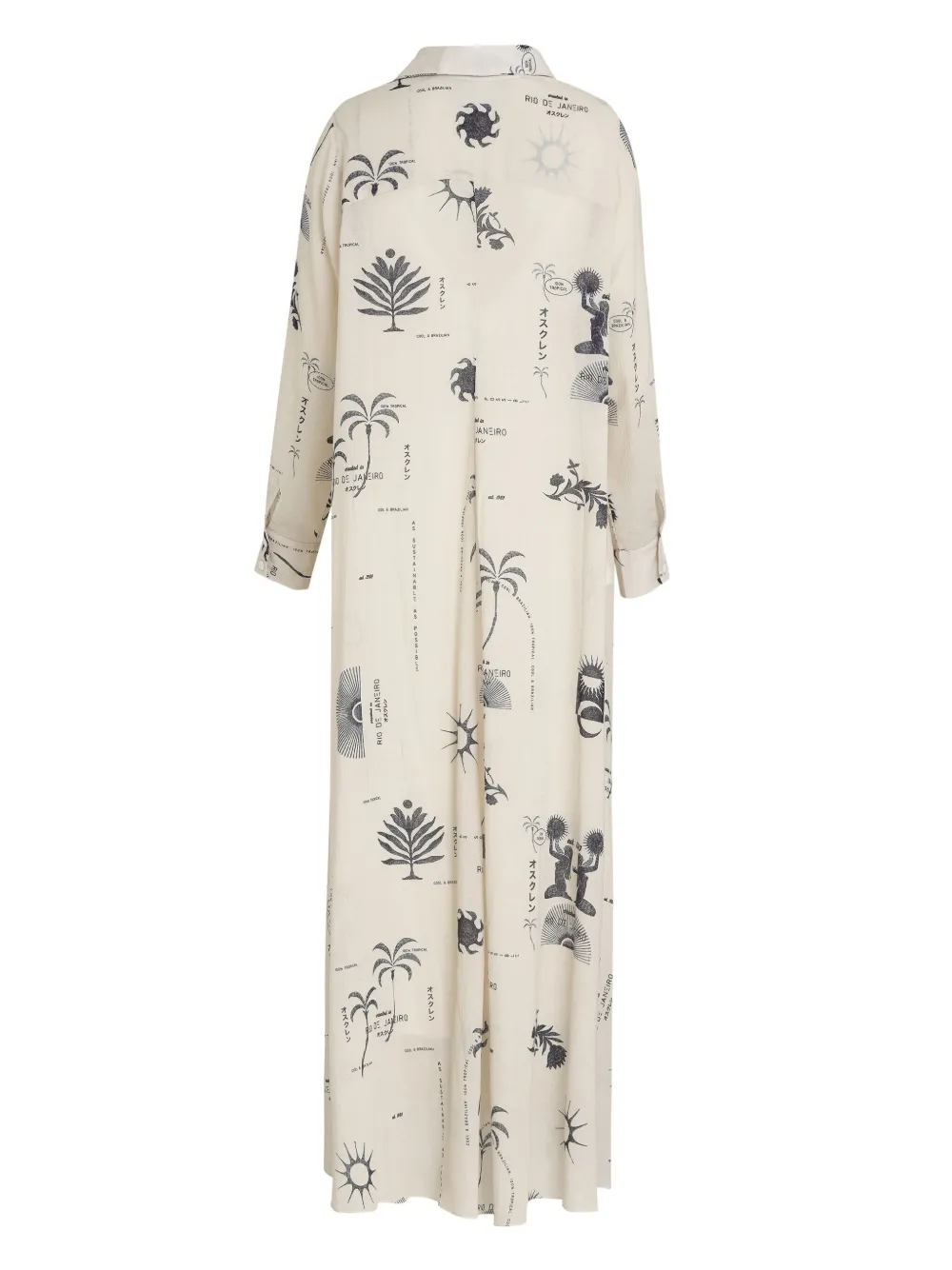 Osklen Rio Day jurk Beige