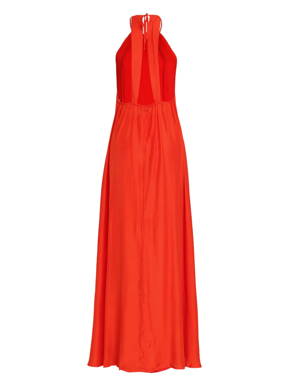 Osklen Maxi-jurk met open rug Rood
