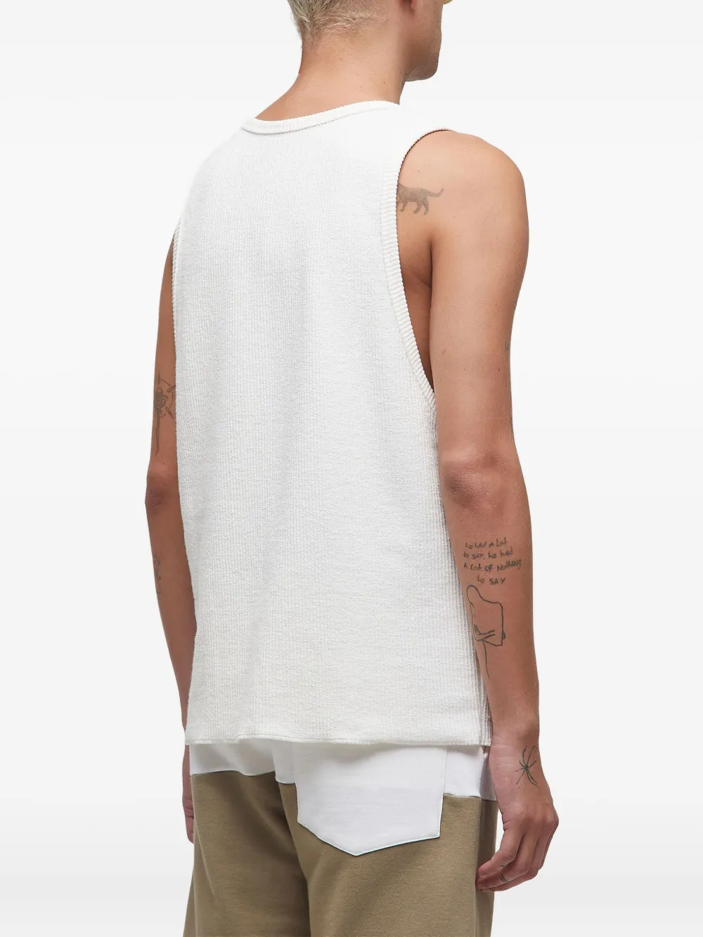 Osklen Regata Quadrile tanktop Wit
