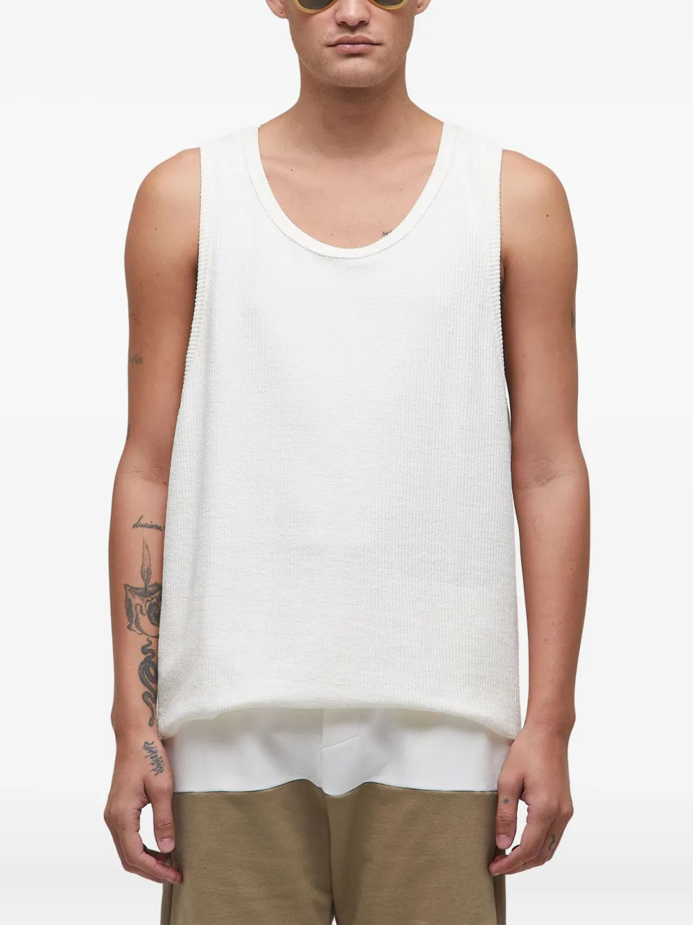 Osklen Regata Quadrile tanktop Wit