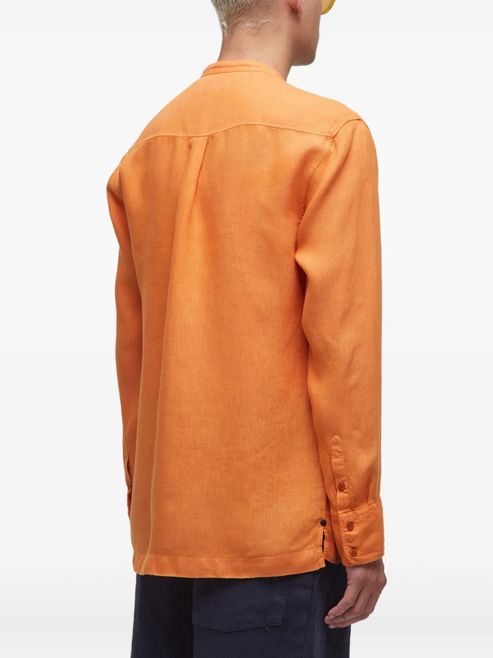 Osklen Linnen overhemd Oranje