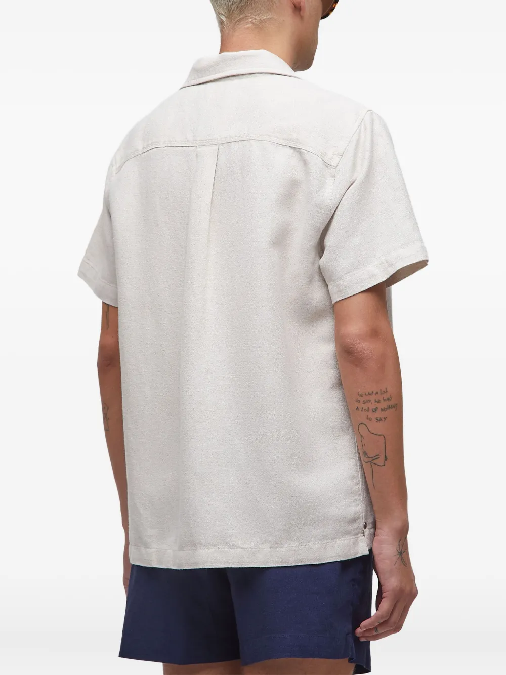 Osklen Linnen overhemd Beige
