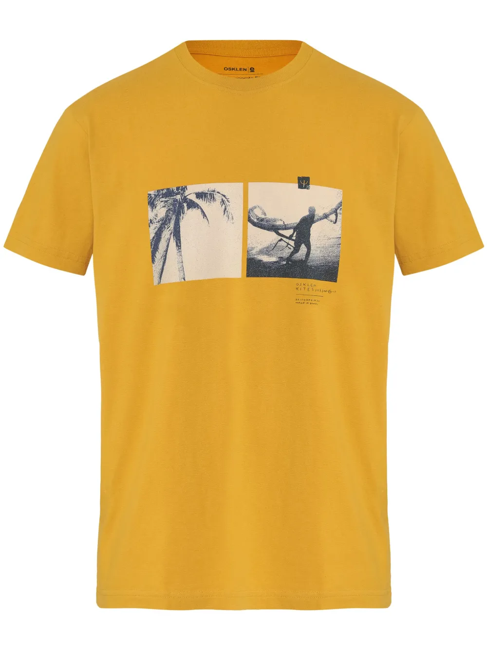 Osklen Vintage Tropical Winds T-shirt Geel