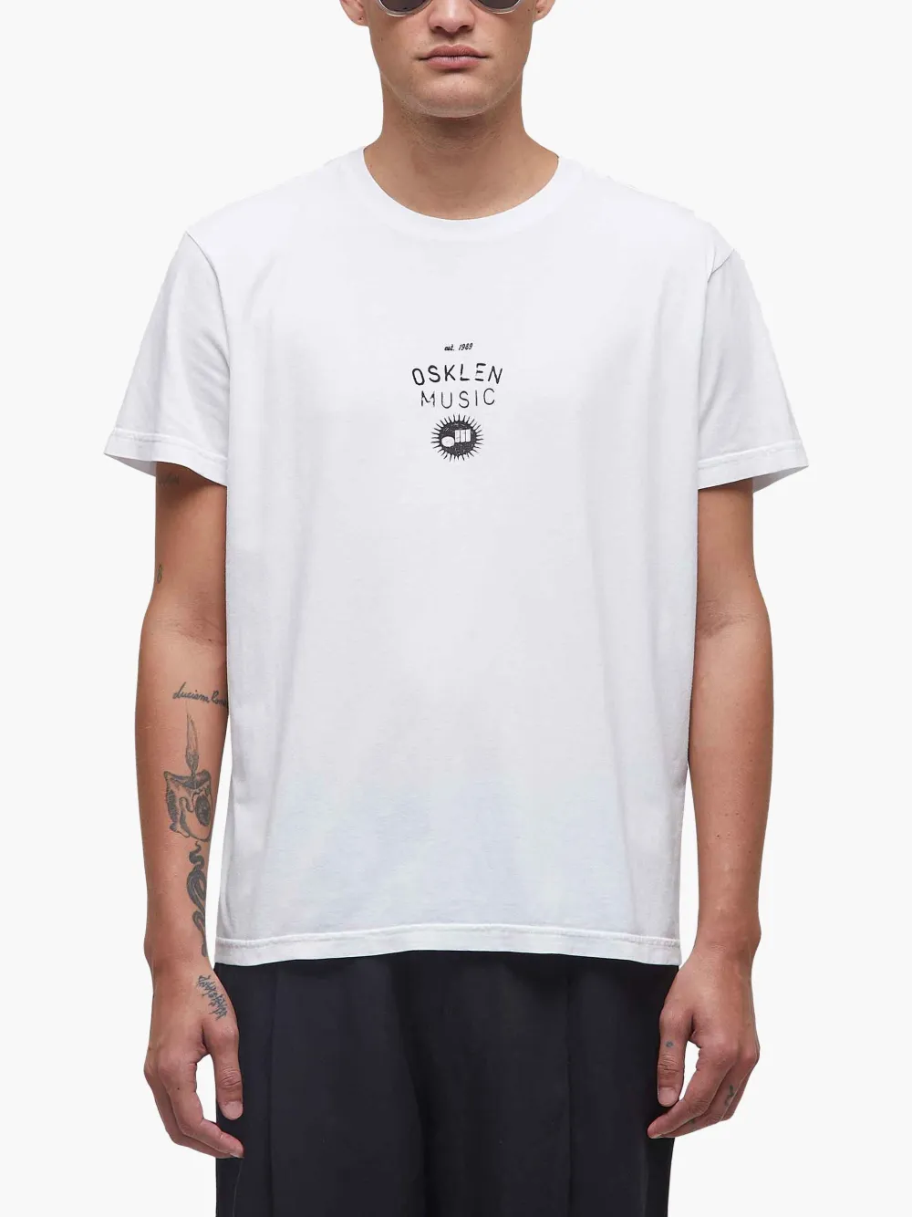 Osklen Stone Stamp T-shirt Wit