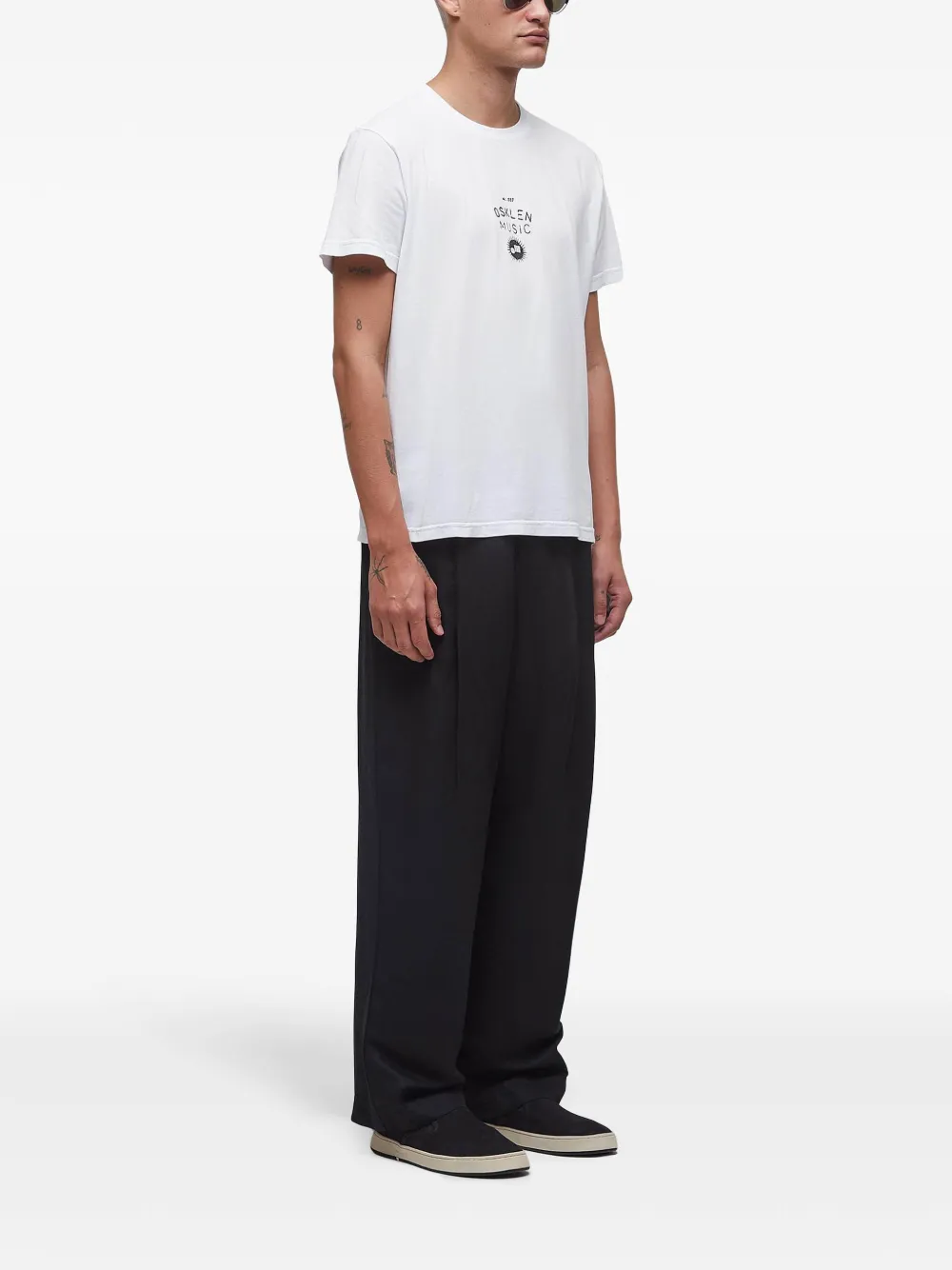 Osklen Stone Stamp T-shirt Wit