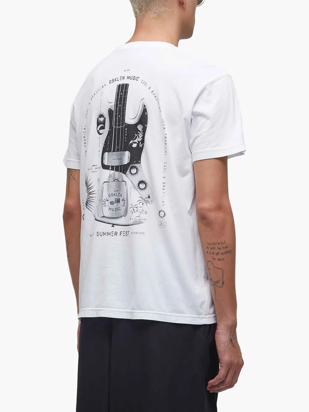 Osklen Stone Stamp T-shirt Wit