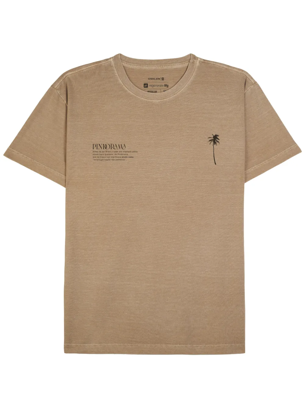 Osklen Stone Pindorama MC T-shirt Beige
