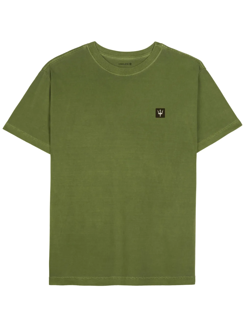 Osklen Stone Tridente Mini Mc T-shirt In Green