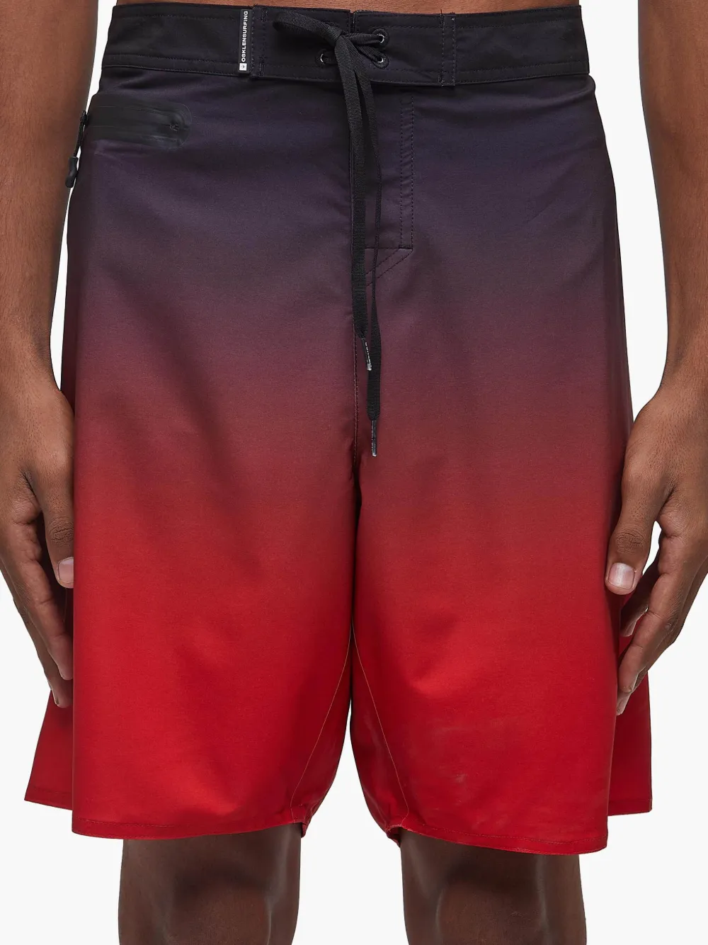 Osklen Surf Pro bermuda zwembroek met kleurverloop Rood