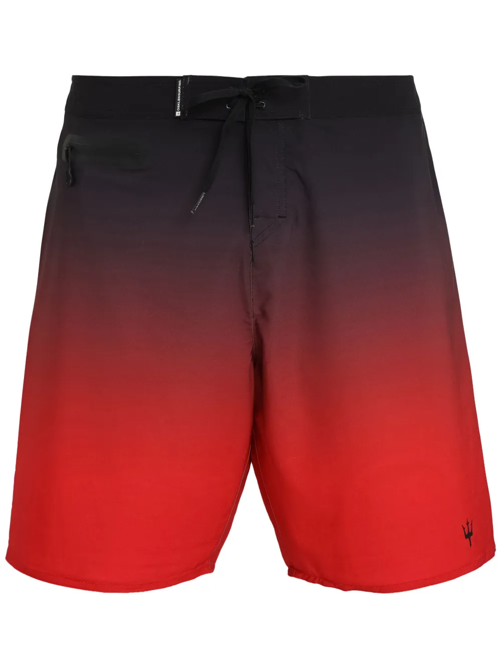 Osklen Surf Pro bermuda zwembroek met kleurverloop Rood