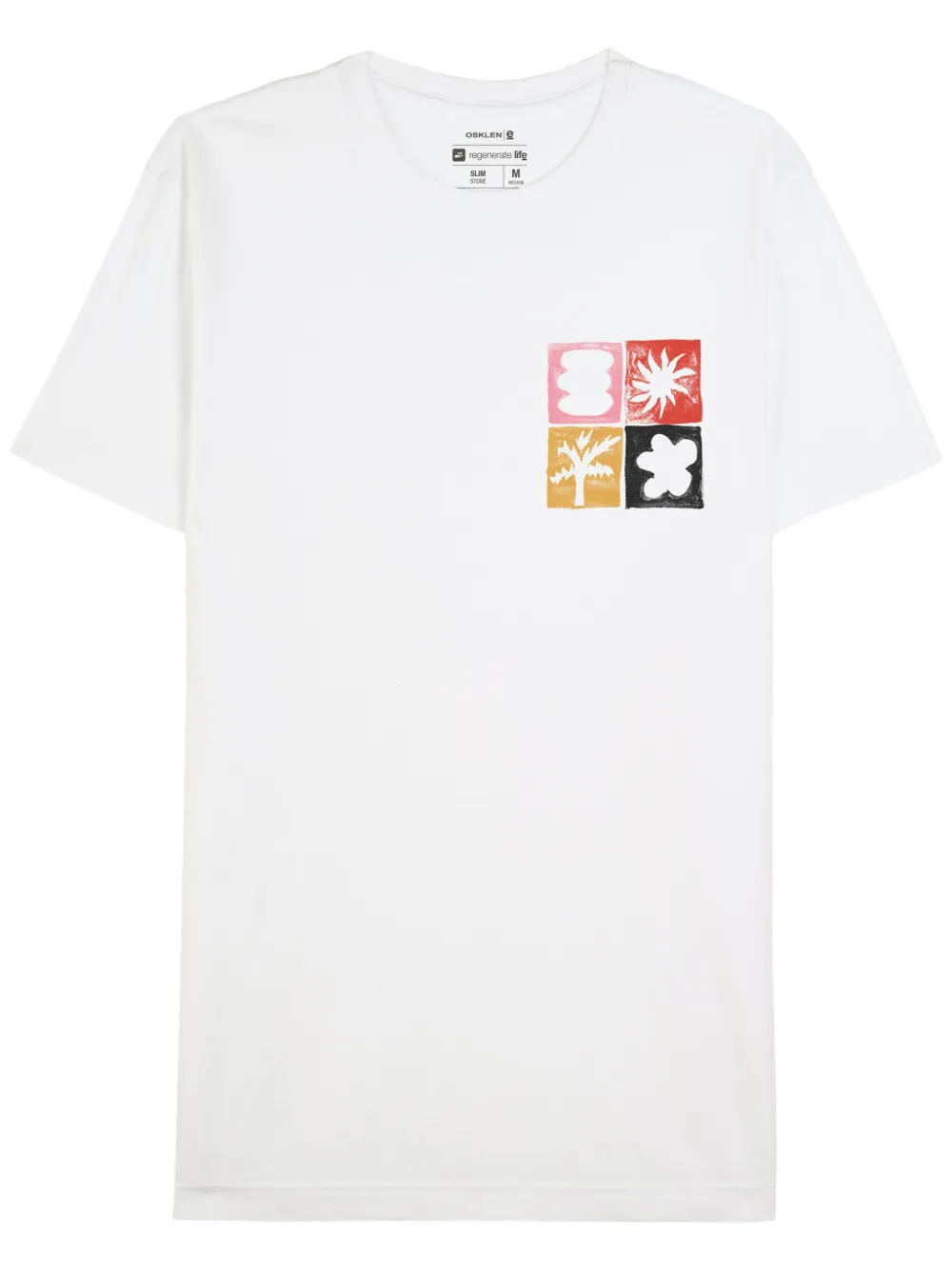 Osklen Stone Sand Bottle MC T-shirt Wit