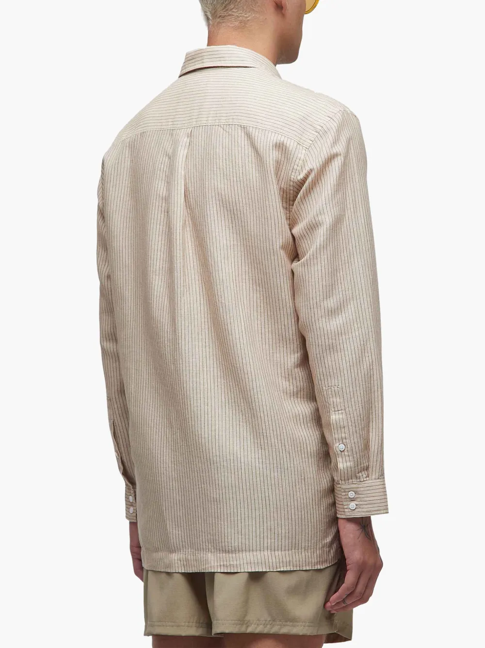 Osklen Gestreept overhemd Beige