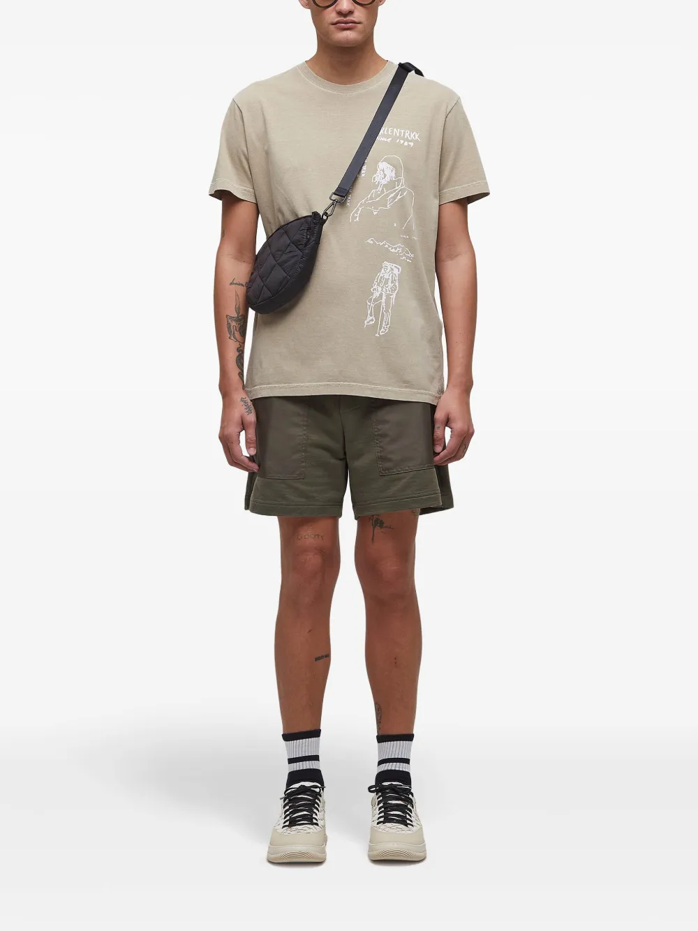 Osklen Small Drawings T-shirt Beige
