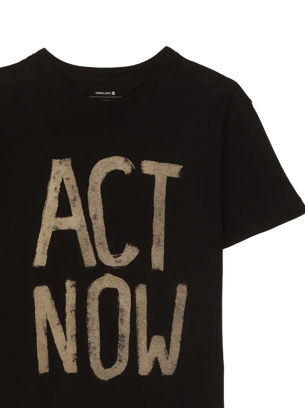 Osklen Act Now Poster MC T-shirt Zwart