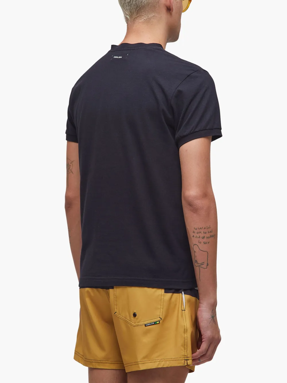 Osklen College Ipanema T-shirt In Black