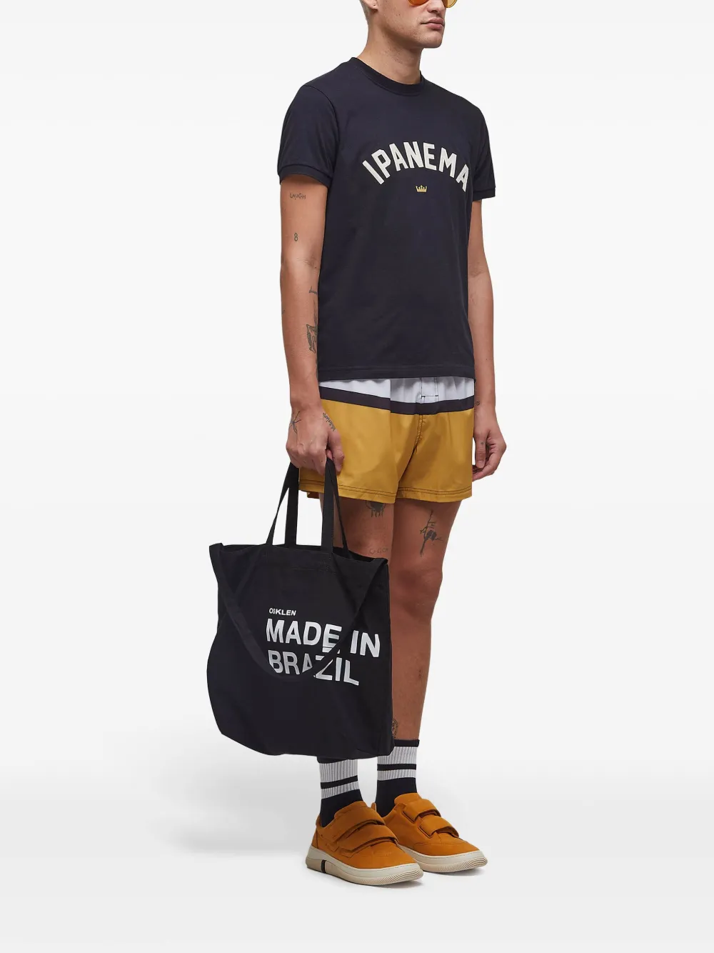 Osklen College Ipanema T-shirt In Black