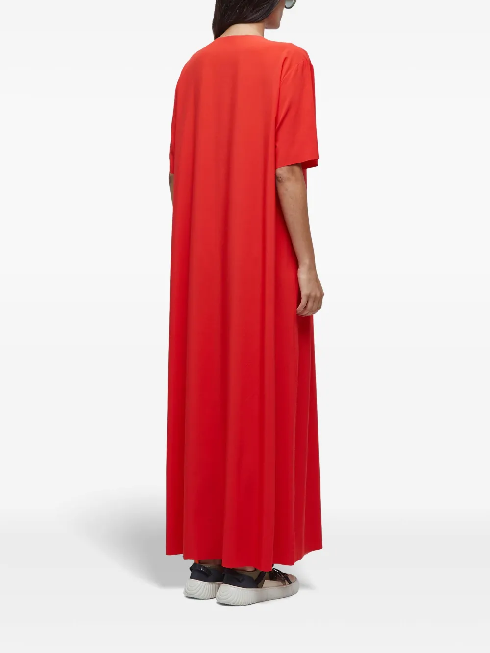 Osklen Blousejurk met pofmouwen Rood