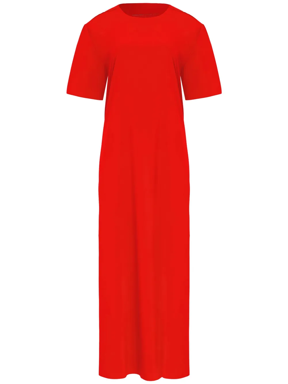 Osklen Blousejurk met pofmouwen Rood