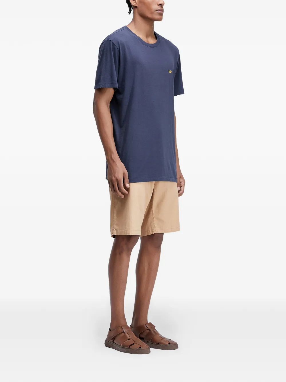 Osklen crown-graphic T-shirt - Blauw