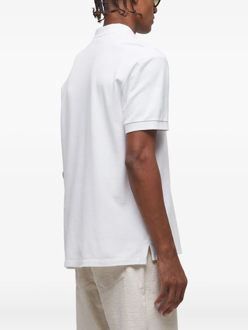 Osklen Poloshirt met logo-reliëf Wit