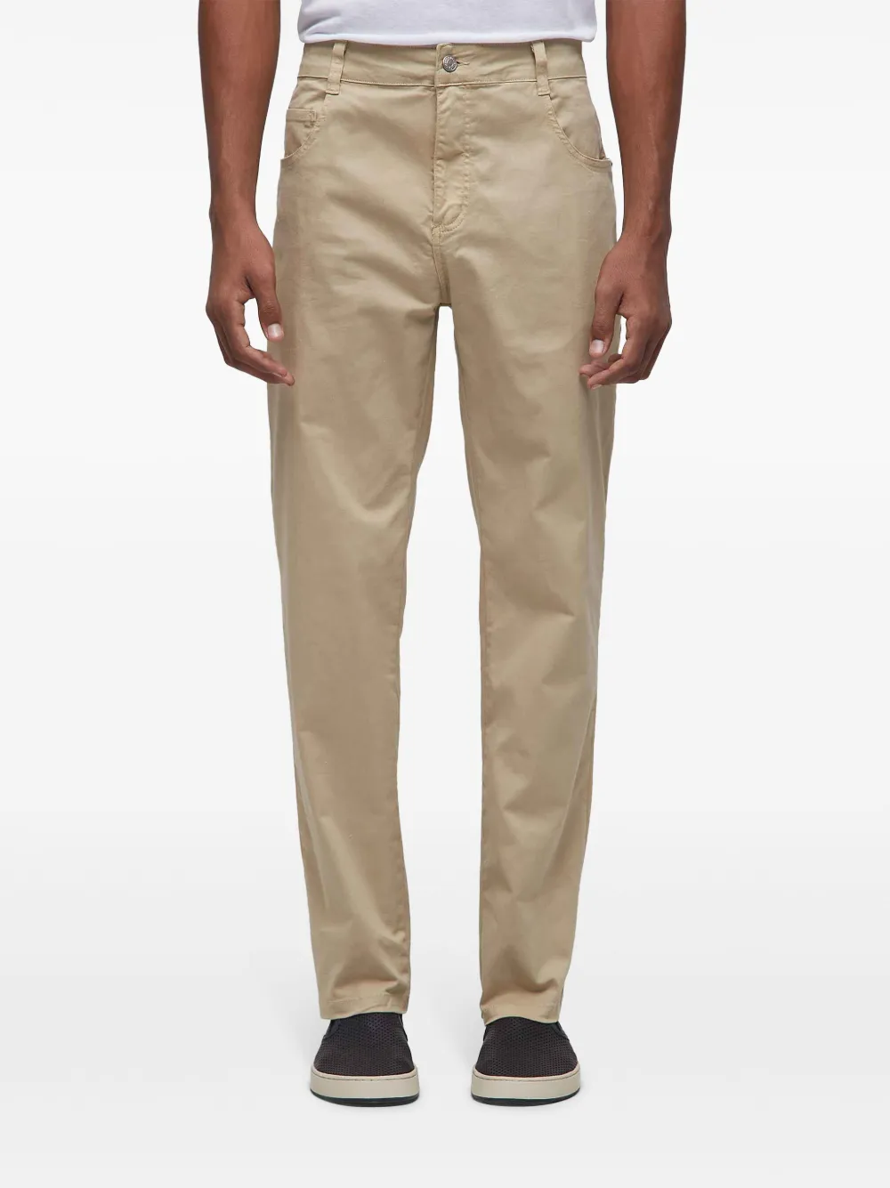 Osklen Mid-rise Slim-fit Jeans In Neutral