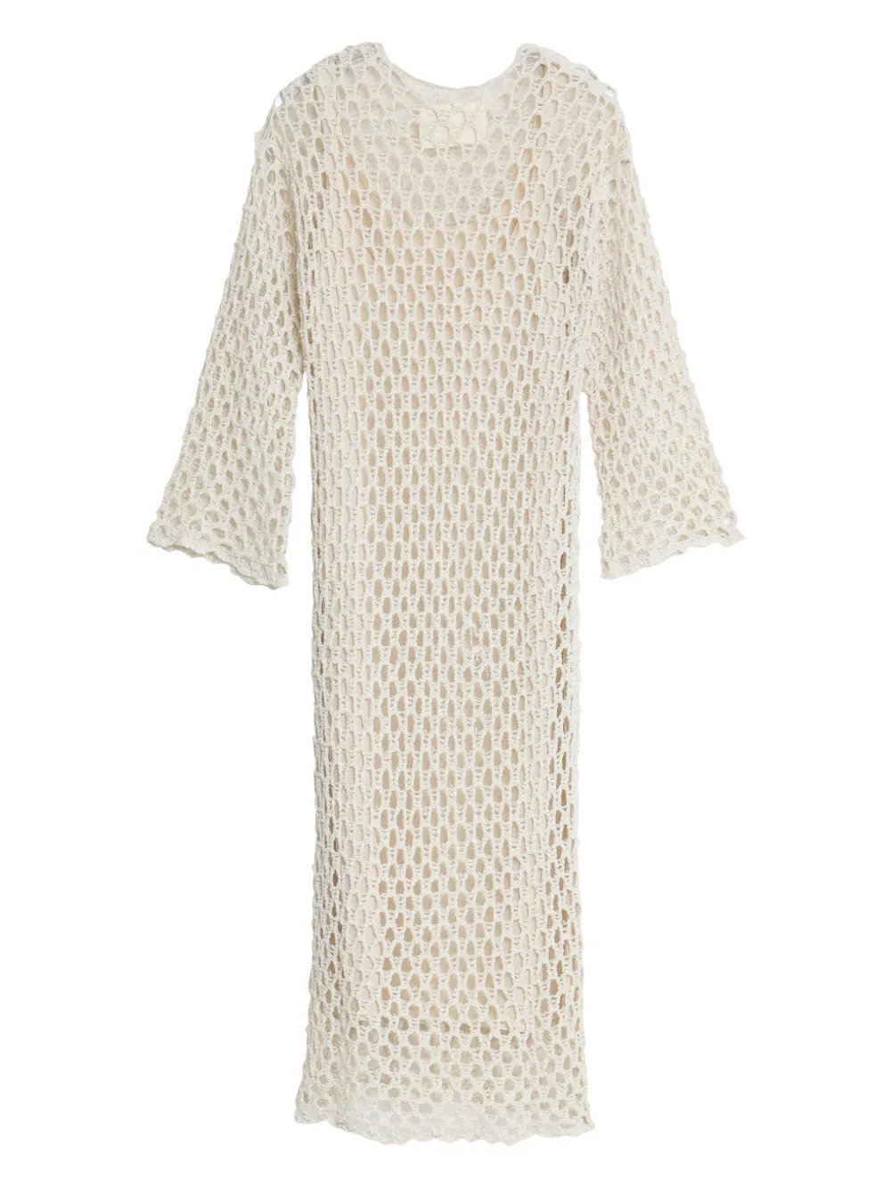 Osklen Opengebreide jurk Beige