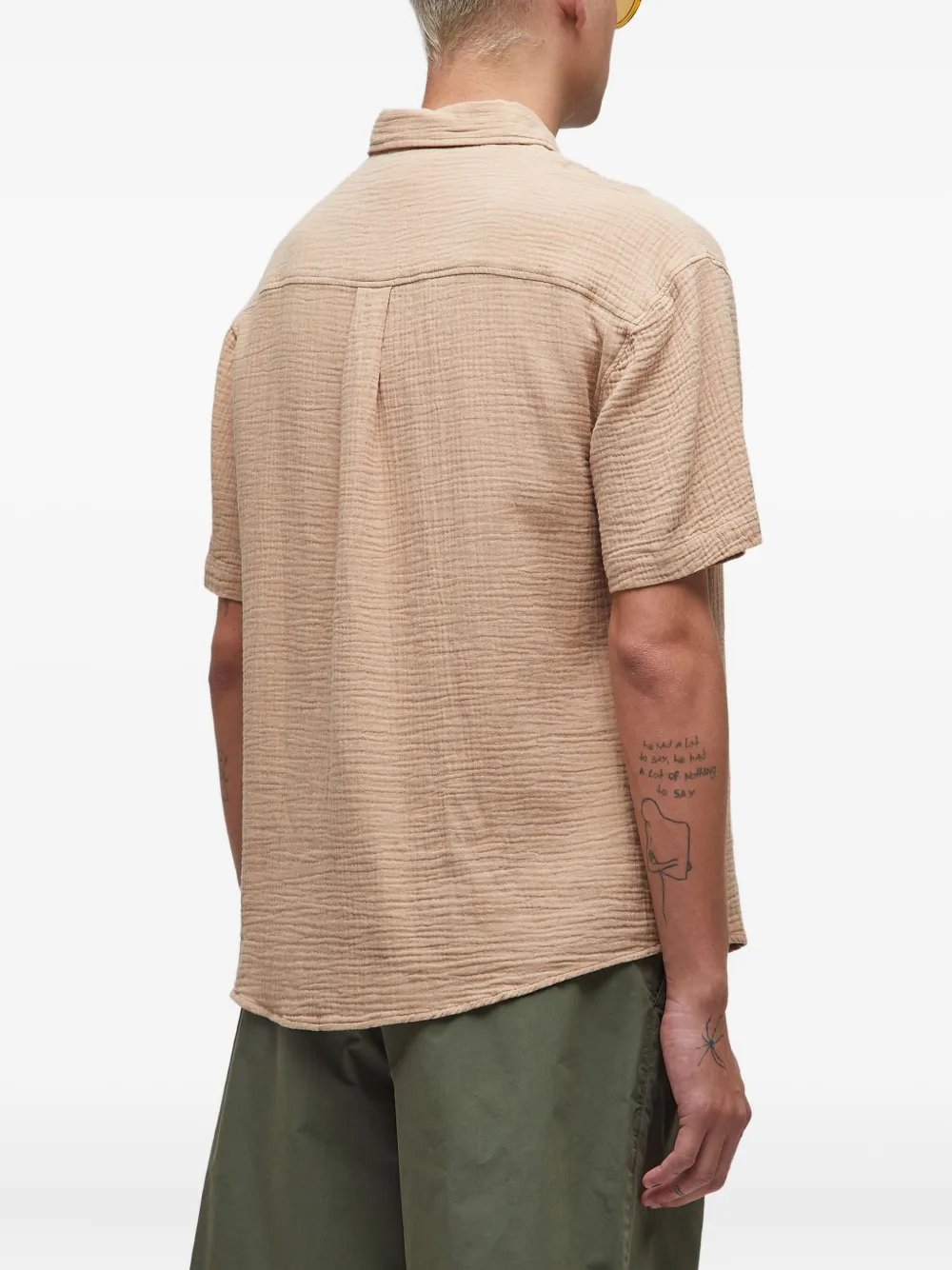 Osklen Linnen overhemd - Beige