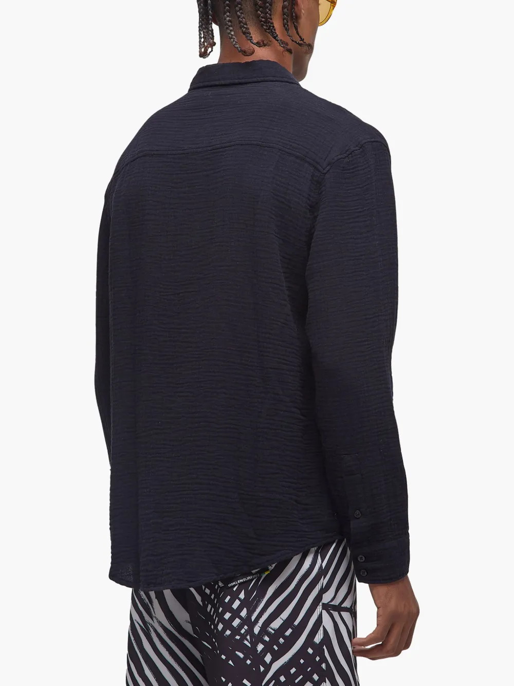 Osklen Wavy overhemd Zwart