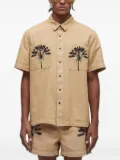 Osklen palm tree-print shirt - Neutrals