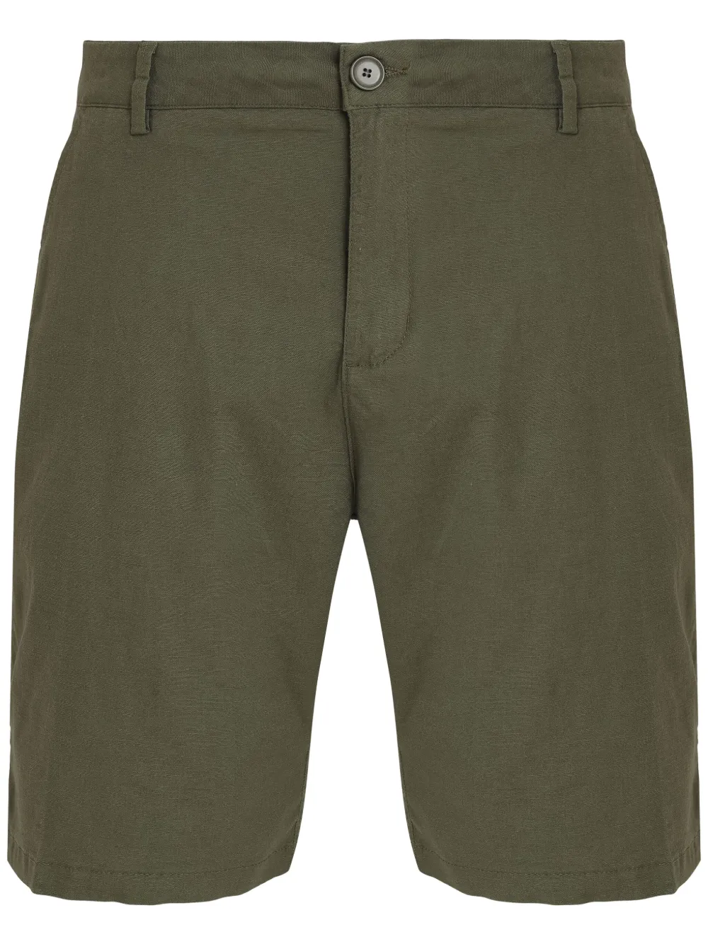 Osklen Linnen shorts Groen
