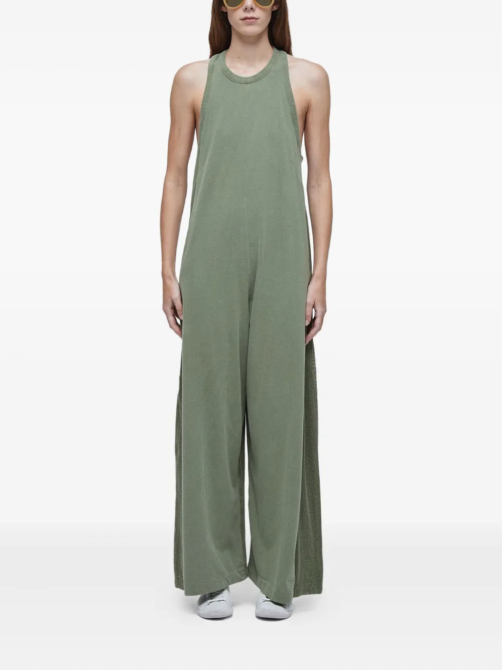 Osklen Jumpsuit met racerback Groen