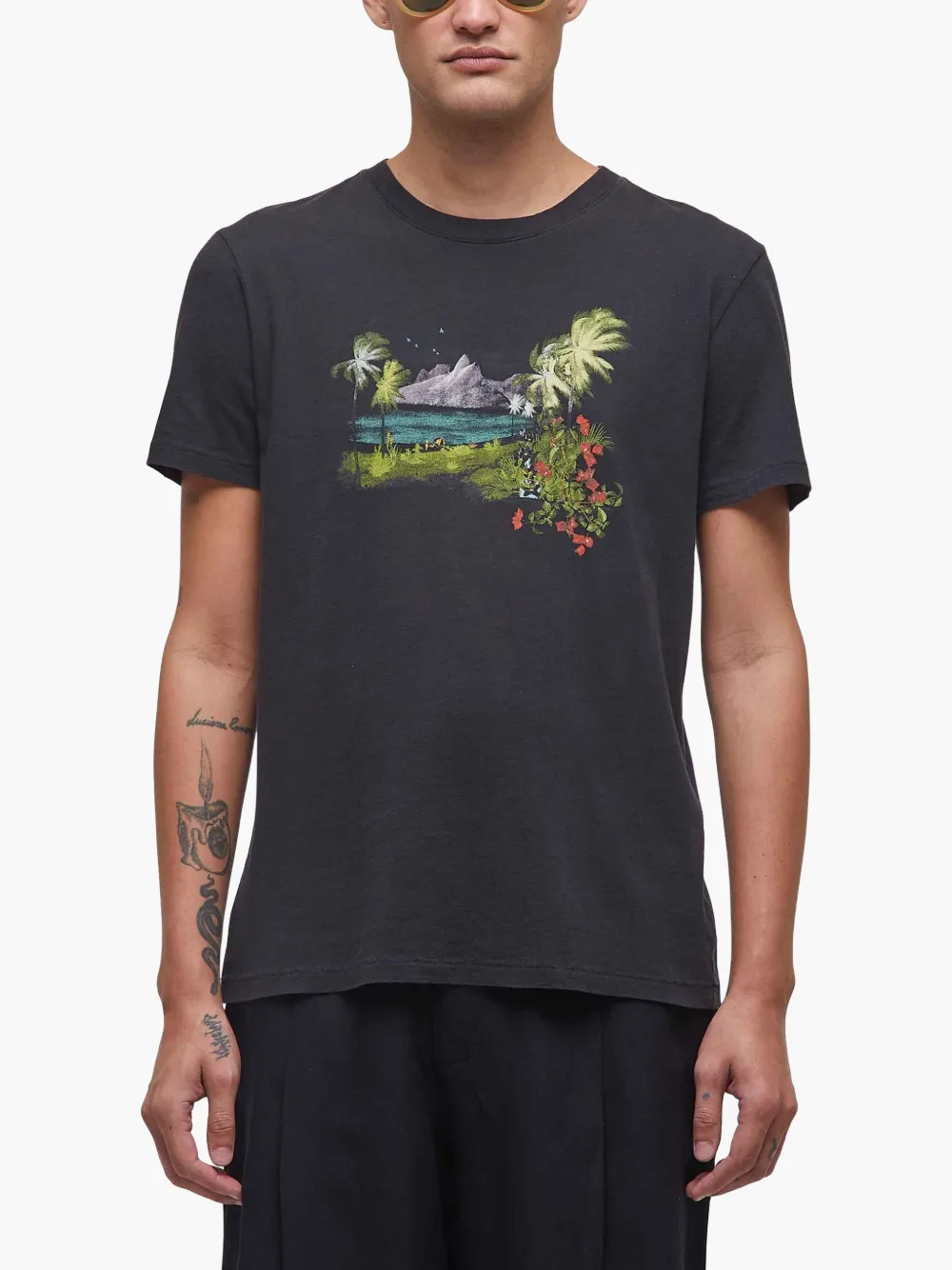Osklen Soft Used Rio T-shirt Zwart