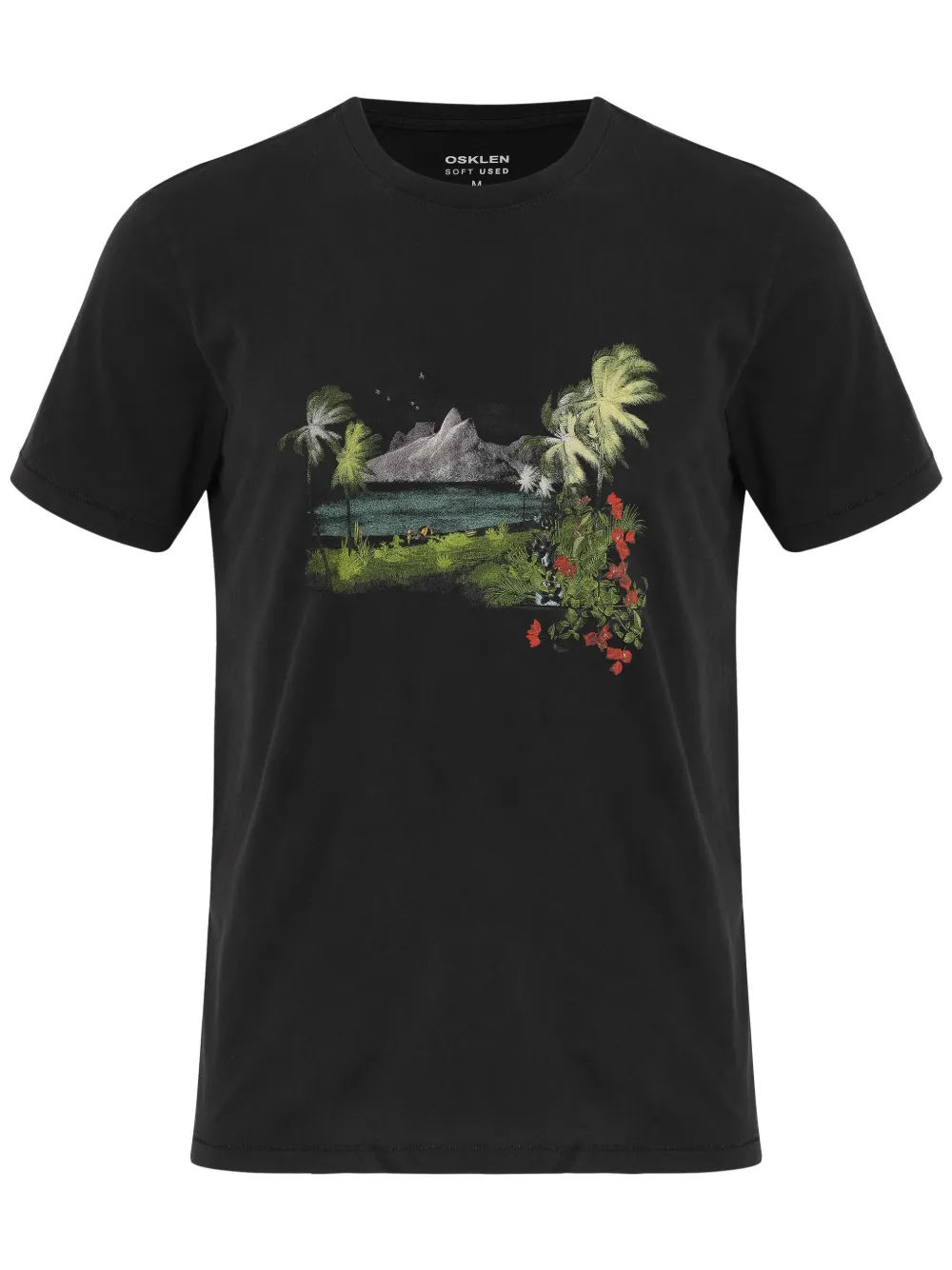Osklen Camiseta Soft Used Rio | Preto | Image 1