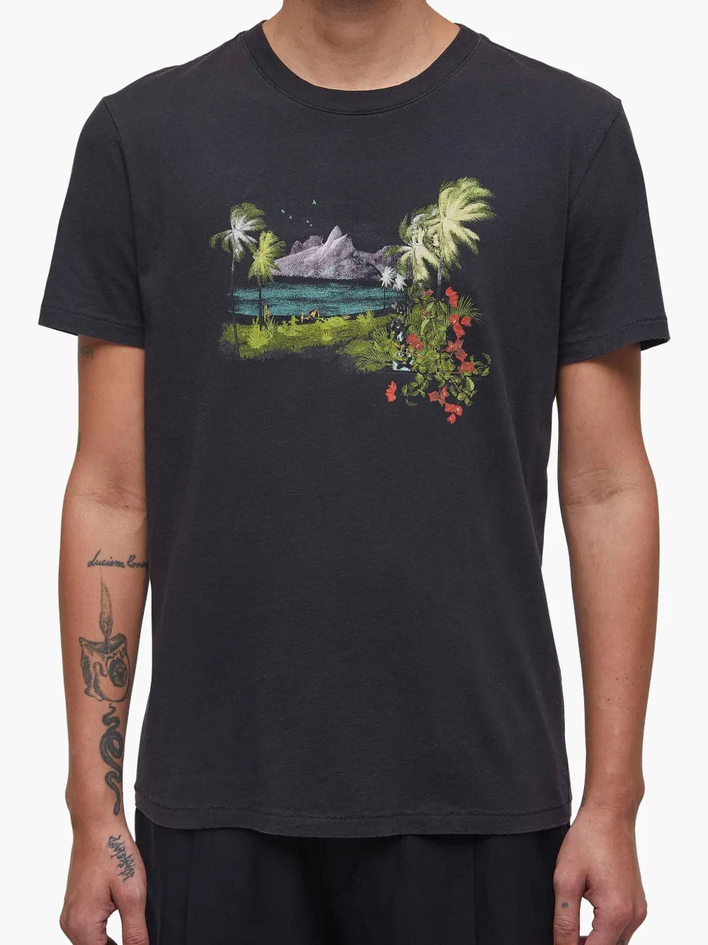 Osklen Soft Used Rio T-shirt Zwart
