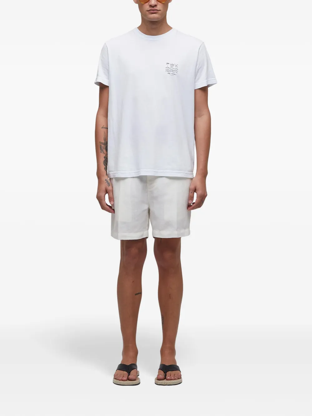 Osklen Stone Brasão Naive T-shirt Wit