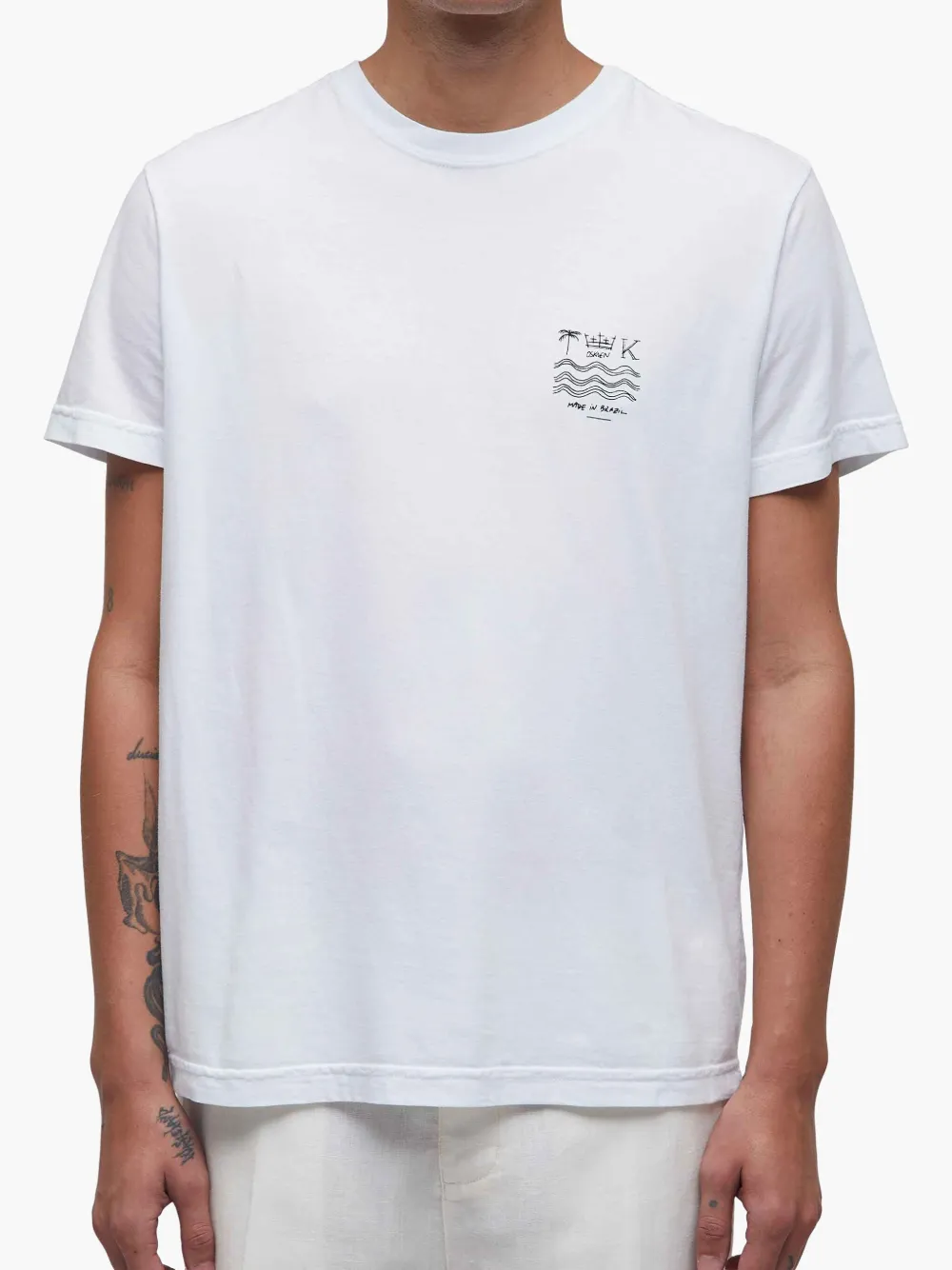 Osklen Stone Brasão Naive T-shirt Wit