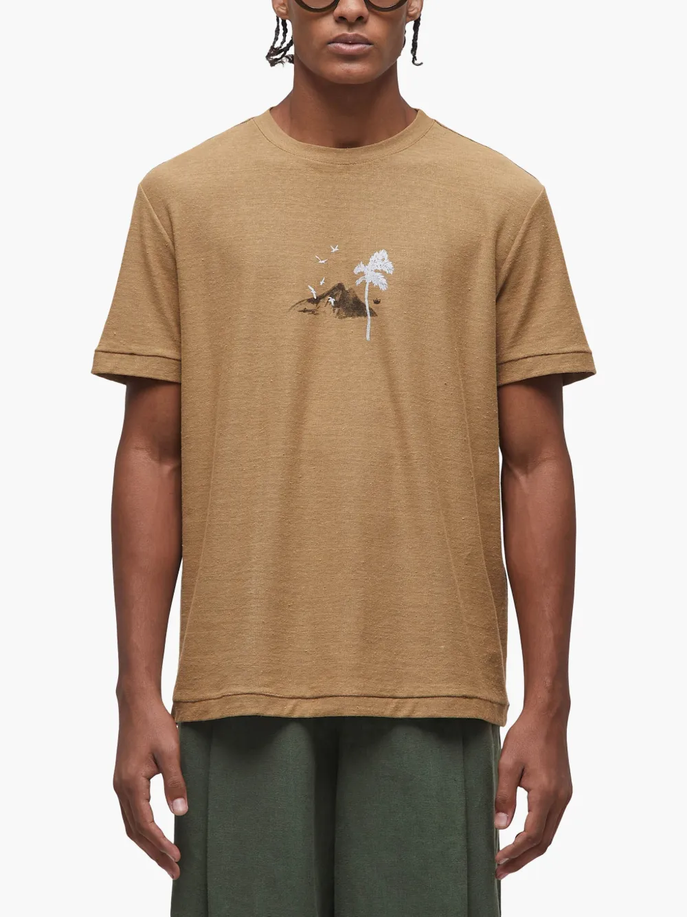 Osklen Juta Painting Rio T-shirt Beige